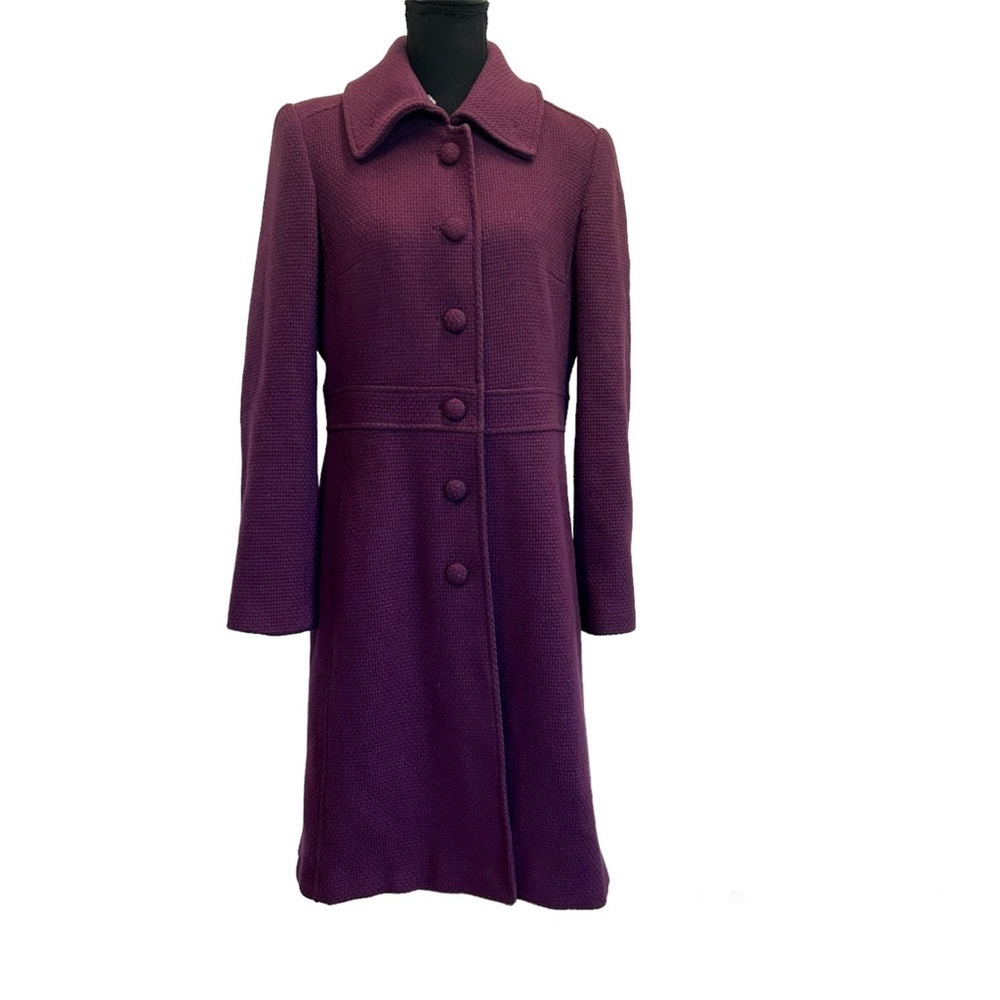 Marciano purple pea coat long sleeve fall winter Sz M